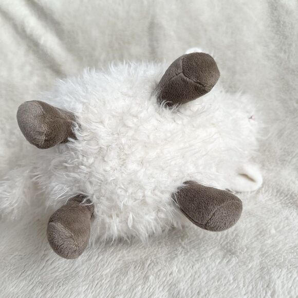 Bunnies By The Bay Retired 12" Baa-bs the Lamb Fluffy Plush Stuffed Animal - Picture 4 of 6